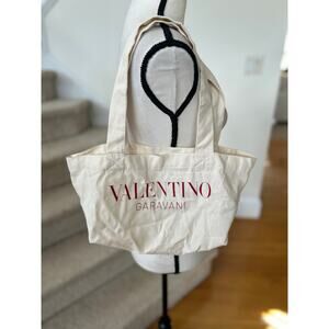 Valentino Garavani Baguette Style Logo Tote Bag